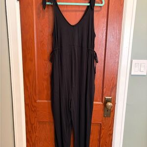 Black Maternity Jumpsuit